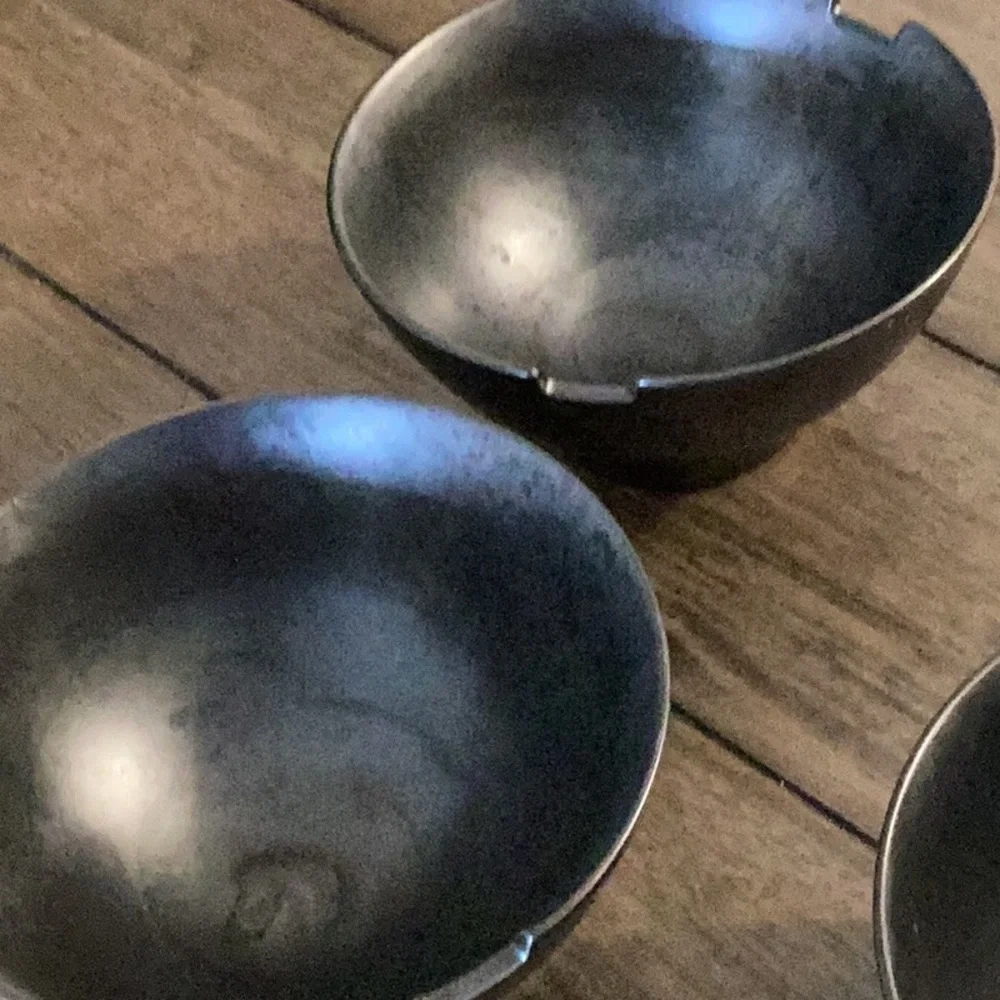 set of 3 BIA Cordon Bleu Soup Noodle Ramen Bowl Porcelain Stoneware